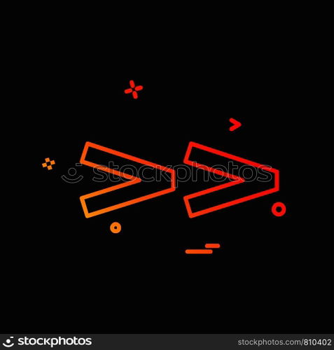 Code icon design vector