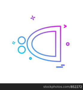 Code icon design vector