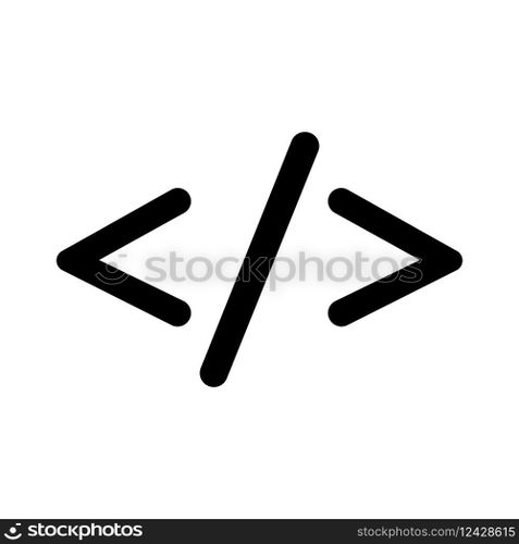 Code icon vector. Code icon for site design. Vector design. Eps 10.. Code icon vector. Code icon for site design. Vector design.