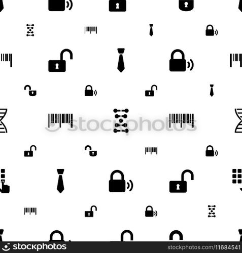Code icons pattern seamless white background Vector Image