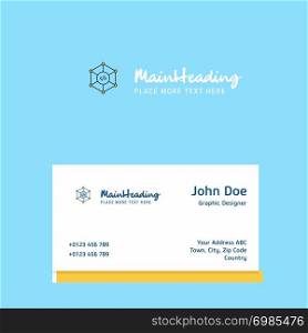 Code logo Design with business card template. Elegant corporate identity. - Vector