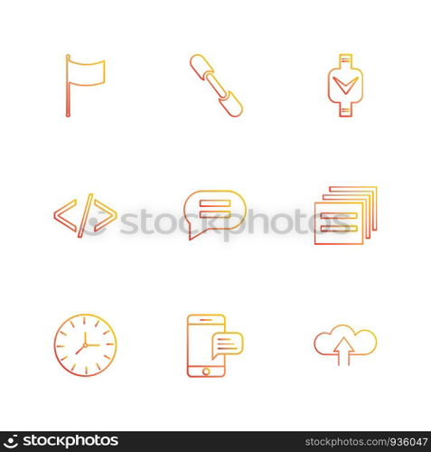 code , message , watch , seo , technology , internet , flags , computer , icon, vector, design,  flat,  collection, style, creative,  icons , ui , user interface , cart , shopping , online , 