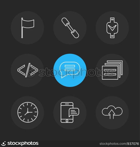 code , message , watch , seo , technology , internet , flags , computer , icon, vector, design,  flat,  collection, style, creative,  icons , ui , user interface , cart , shopping , online , 