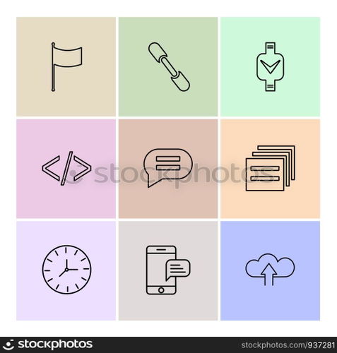 code , message , watch , seo , technology , internet , flags , computer , icon, vector, design,  flat,  collection, style, creative,  icons , ui , user interface , cart , shopping , online , 
