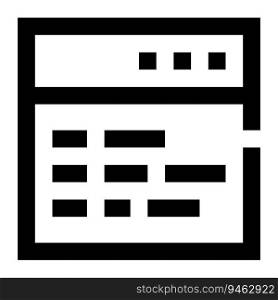 Coding icon. Internet technology concept. Icon in line style