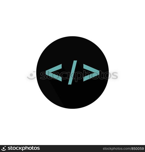 Coding Icon Logo Template Illustration Design. Vector EPS 10.