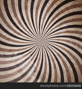 Coffee abstract hypnotic background. vector illustration