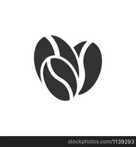 Coffee bean icon graphic design template vector isolated. Coffee bean icon graphic design template vector