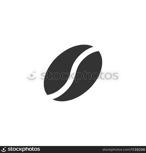 Coffee bean icon graphic design template vector isolated. Coffee bean icon graphic design template vector