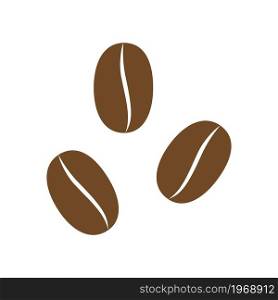 coffee bean icon isolated on white background vector illustration. coffee bean icon isolated on white background vector