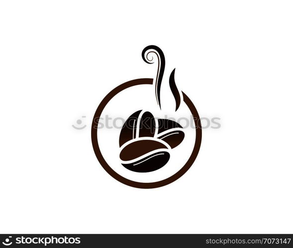 Coffee Beans Logo Template vector icon design