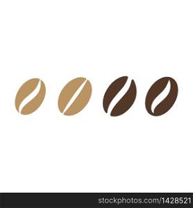 Coffee beans Logo Template vector icon illustration design