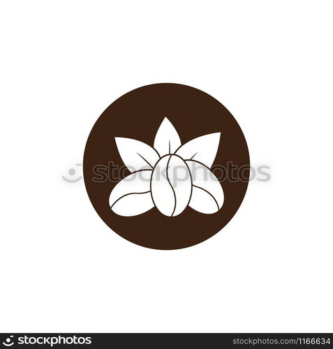 coffee beans template vector icon illustration design