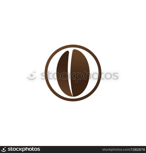 coffee beans template vector icon illustration design