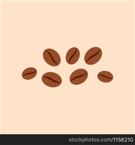 Coffee beans vector icon. Logo coffee beans isolated.. Coffee beans vector icon. Logo coffee beans isolated