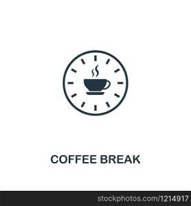 Coffee Break icon. Creative element design from productivity icons collection. Pixel perfect Coffee Break icon for web design, apps, software, print usage.. Coffee Break icon. Creative element design from productivity icons collection. Pixel perfect Coffee Break icon for web design, apps, software, print usage