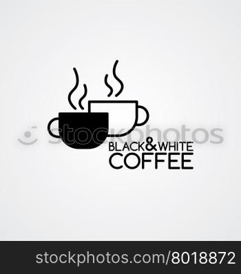 coffee cafe sign logo theme. coffee cafe sign logo theme vector art illustration