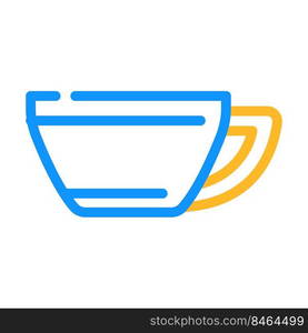 coffee cup color icon vector. coffee cup sign. isolated symbol illustration. coffee cup color icon vector illustration