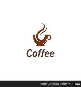 Coffee Cup drink logo image and vector creative design illustration