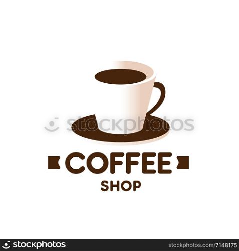 Coffee cup for coffee shop best for restaurant or coffee shop logo vector illustration