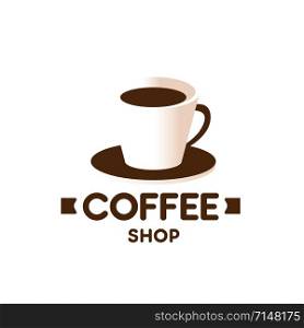 Coffee cup for coffee shop best for restaurant or coffee shop logo vector illustration
