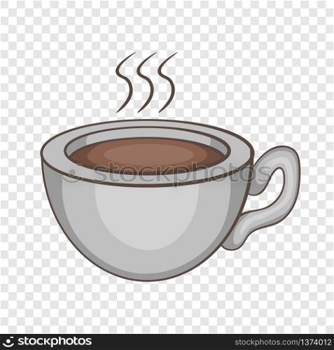 Coffee cup icon in cartoon style isolated on background for any web design . Coffee cup icon, cartoon style