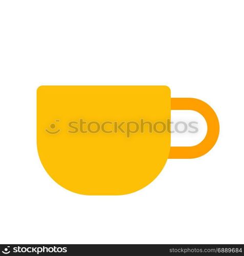 coffee cup, icon on isolated background