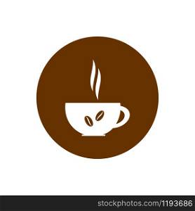 Coffee cup icon, vector illustration.. Coffee cup icon, vector illustration