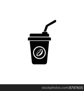 coffee cup icon. vector illustration logo design.