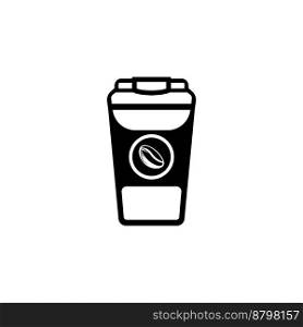 coffee cup icon. vector illustration logo design.