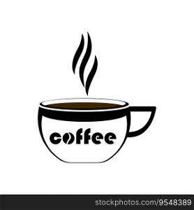 COFFEE CUP ICON VECTOR ILLUSTRATION SYMBOL DESIGN