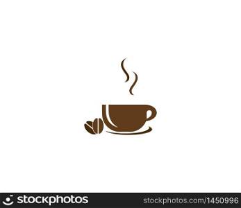 Coffee cup icon vector template