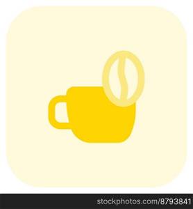 Coffee cup line vector icon