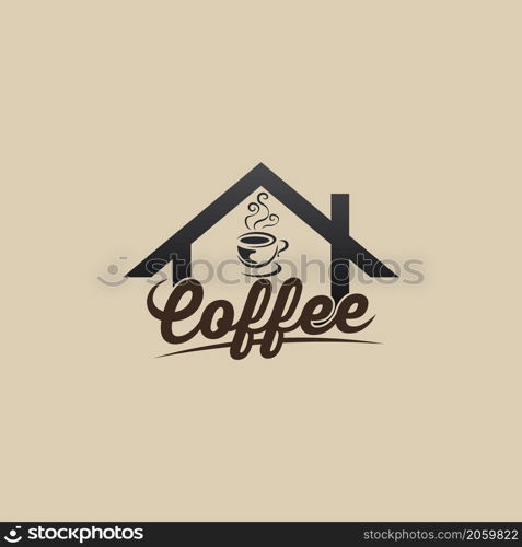 Coffee cup Logo hot drink coffe and tea icon Template vector icon design