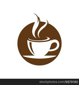 Coffee cup logo images illustration design