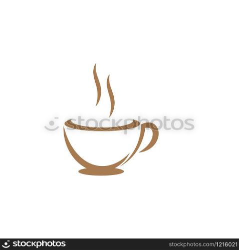 Coffee cup Logo Template vector icon design