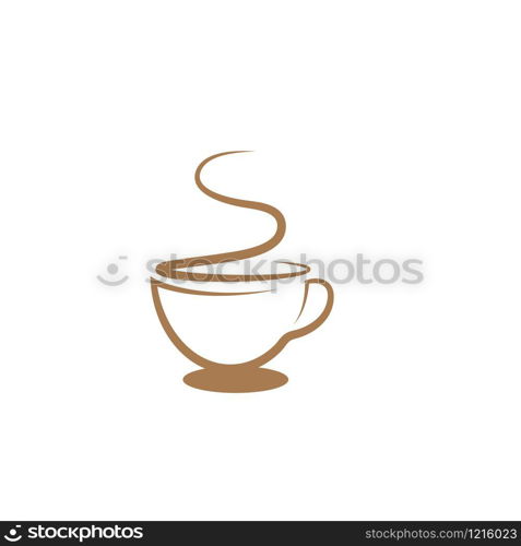 Coffee cup Logo Template vector icon design