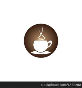Coffee cup logo template vector icon design