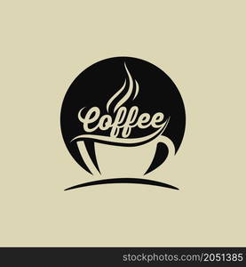 Coffee cup Logo Template vector icon design