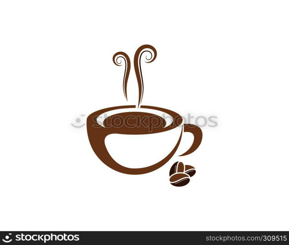 Coffee cup Logo Template vector icon design