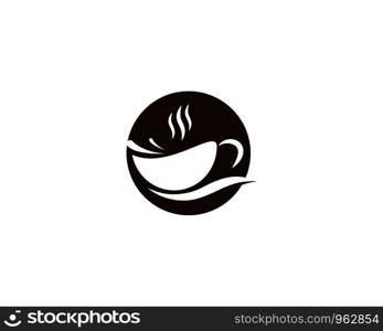 Coffee cup Logo Template vector icon design