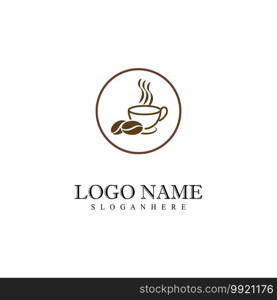 Coffee cup Logo Template vector icon design