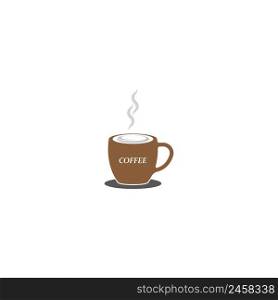 coffee cup logo. vector illustration design template