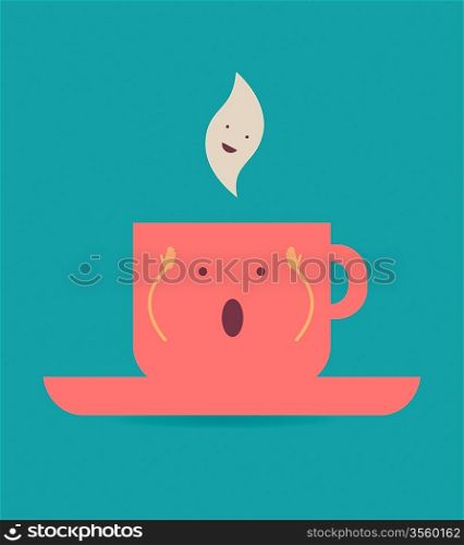 Coffee cup poster