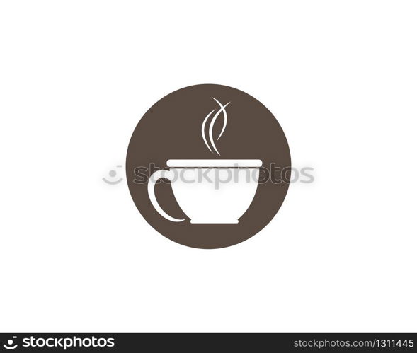 Coffee cup symbol vector icon illustration design