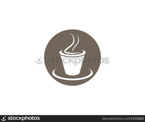 Coffee cup symbol vector icon illustration design