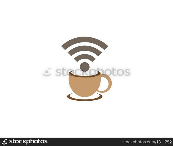 Coffee cup symbol vector icon illustration design