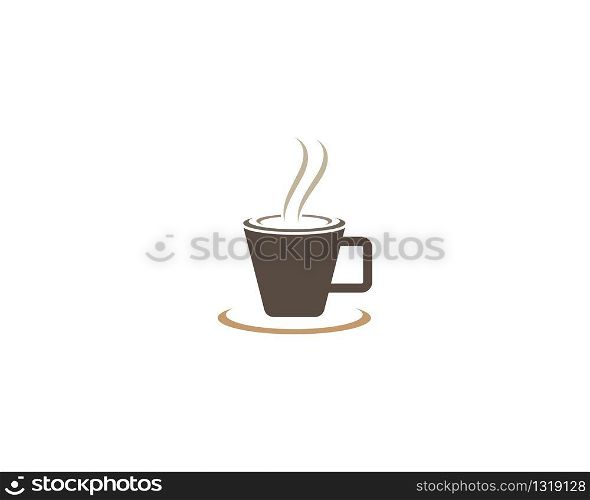 Coffee cup symbol vector icon illustration design