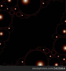 Coffee foam background, vector illustration