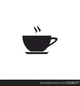 coffee glass logo icon template vector